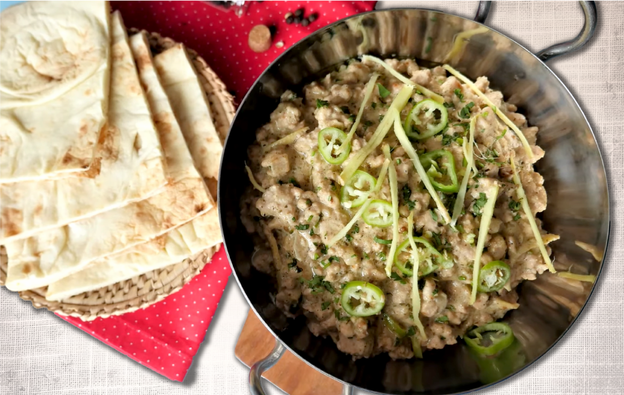 White Qeema Curry Recipe